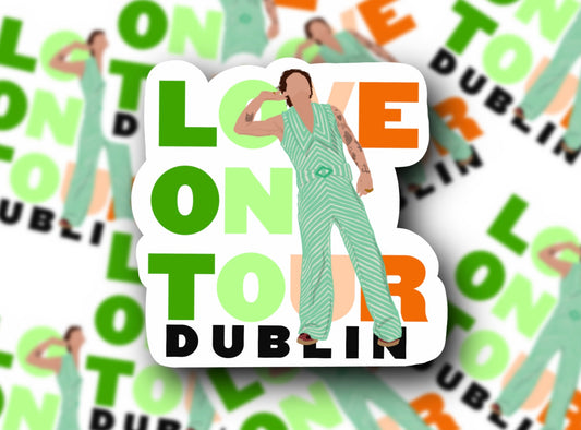 HSLOT22 DUBLIN Glossy Vinyl Sticker