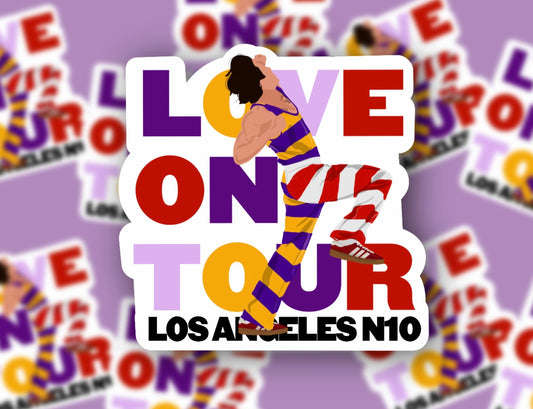 HSLOT22 LOS ANGELES N10 GLOSSY VINYL STICKER