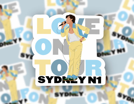 HSLOT23 SYDNEY N1 GLOSSY VINYL STICKER