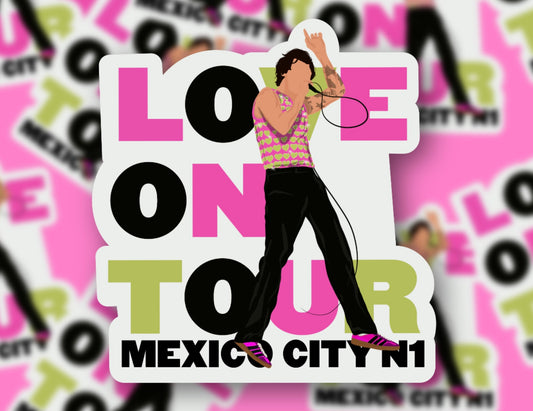 HSLOT22 MEXICO CITY N1 GLOSSY VINYL STICKER