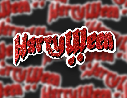 HSLOT22 HARRYWEEN LOGO GLOSSY VINYL STICKER