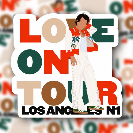 HSLOT22 LOS ANGELES N1 GLOSSY VINYL STICKER