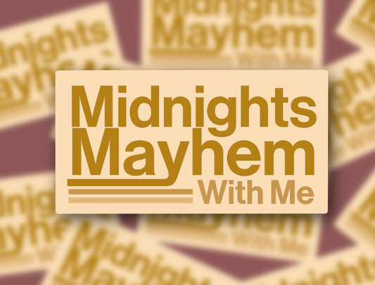 MIDNIGHTS MAYEM GLOSSY VINYL STICKER