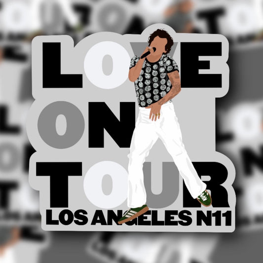 HSLOT22 LOS ANGELES N11 GLOSSY VINYL STICKER