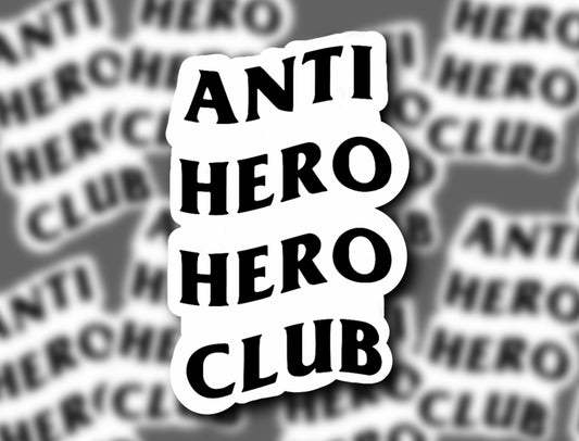 TS ANTI HERO HERO CLUB GLOSSY VINYL STICKER