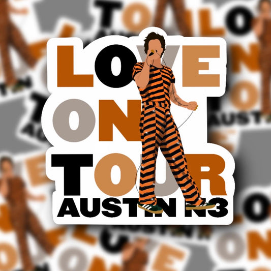 HSLOT22 AUSTIN N3 GLOSSY VINYL STICKER