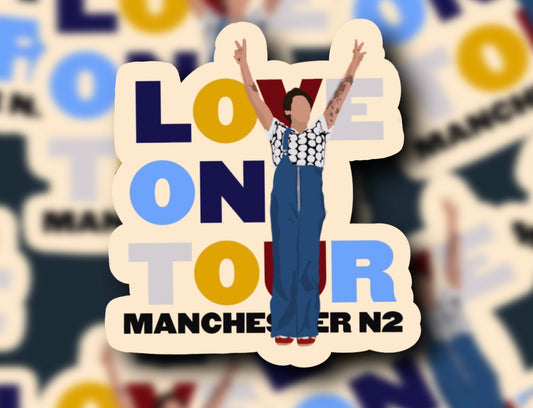 HSLOT22 MANCHESTER N2 Glossy Vinyl Sticker