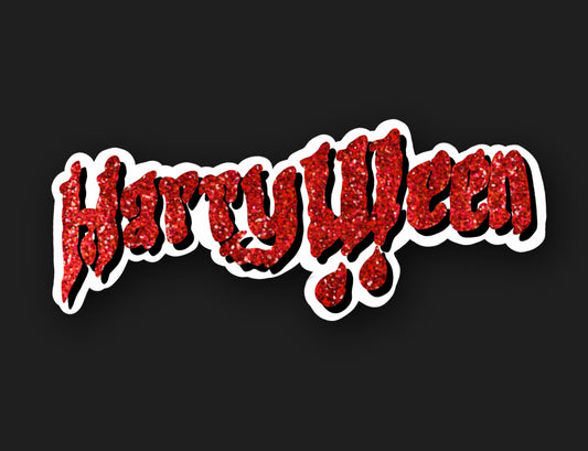 HSLOT22 HARRYWEEN LOGO GLOSSY VINYL STICKER