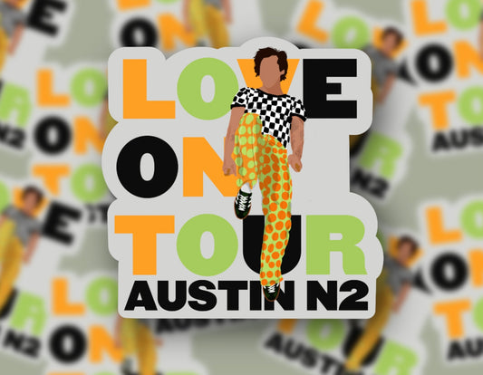 HSLOT22 AUSTIN N2 GLOSSY VINYL STICKER