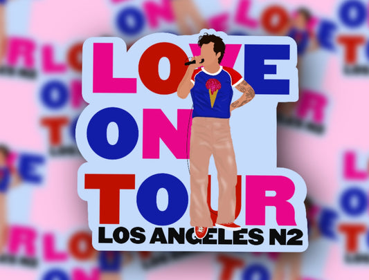 HSLOT22 LOS ANGELES N2 GLOSSY VINYL STICKER