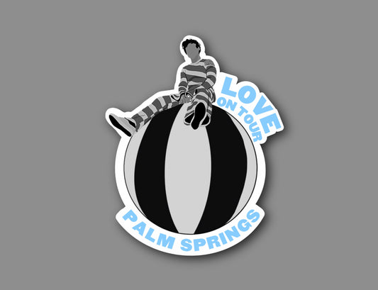 HSLOT23 PALM SPRINGS ARENA BALL STICKER