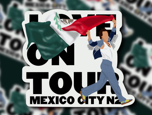 HSLOT22 MEXICO CITY N2 GLOSSY VINYL STICKER