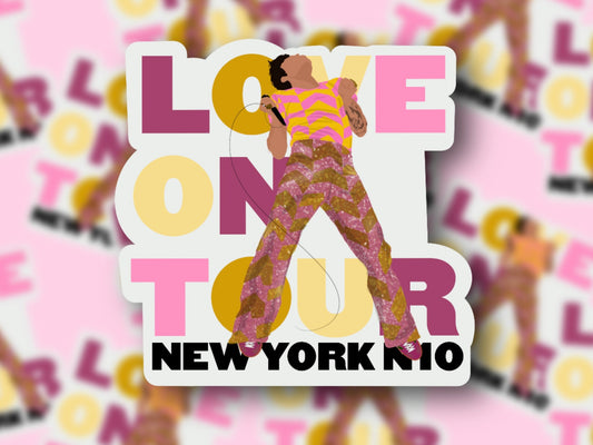 HSLOT22 New York N10 Glossy Vinyl Sticker
